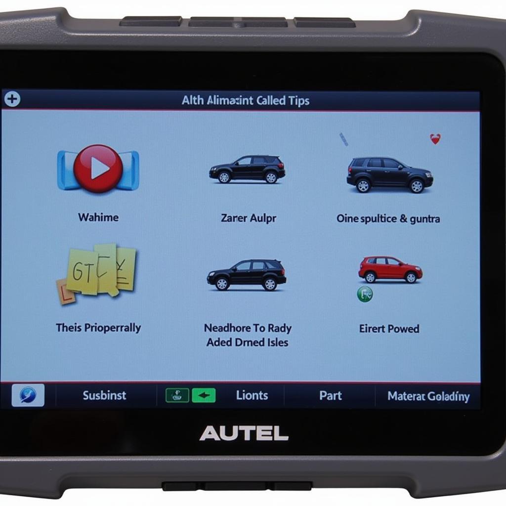 Autel MaxiLink User Interface