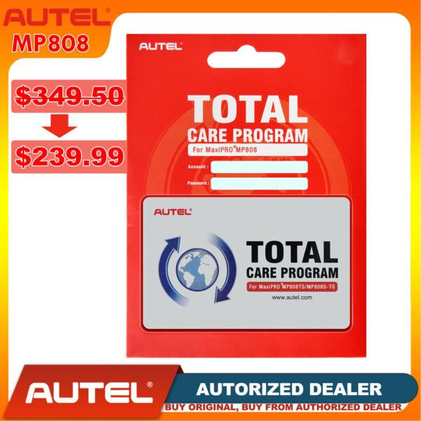 Autel MaxiPRO MP808 / MP808K One Year Update Service (eTCP) Renew Software