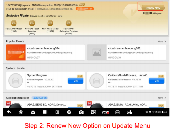 Autel MaxiPRO MP808BT One Year Update Service (eTCP) Renew your subscription - Image 6