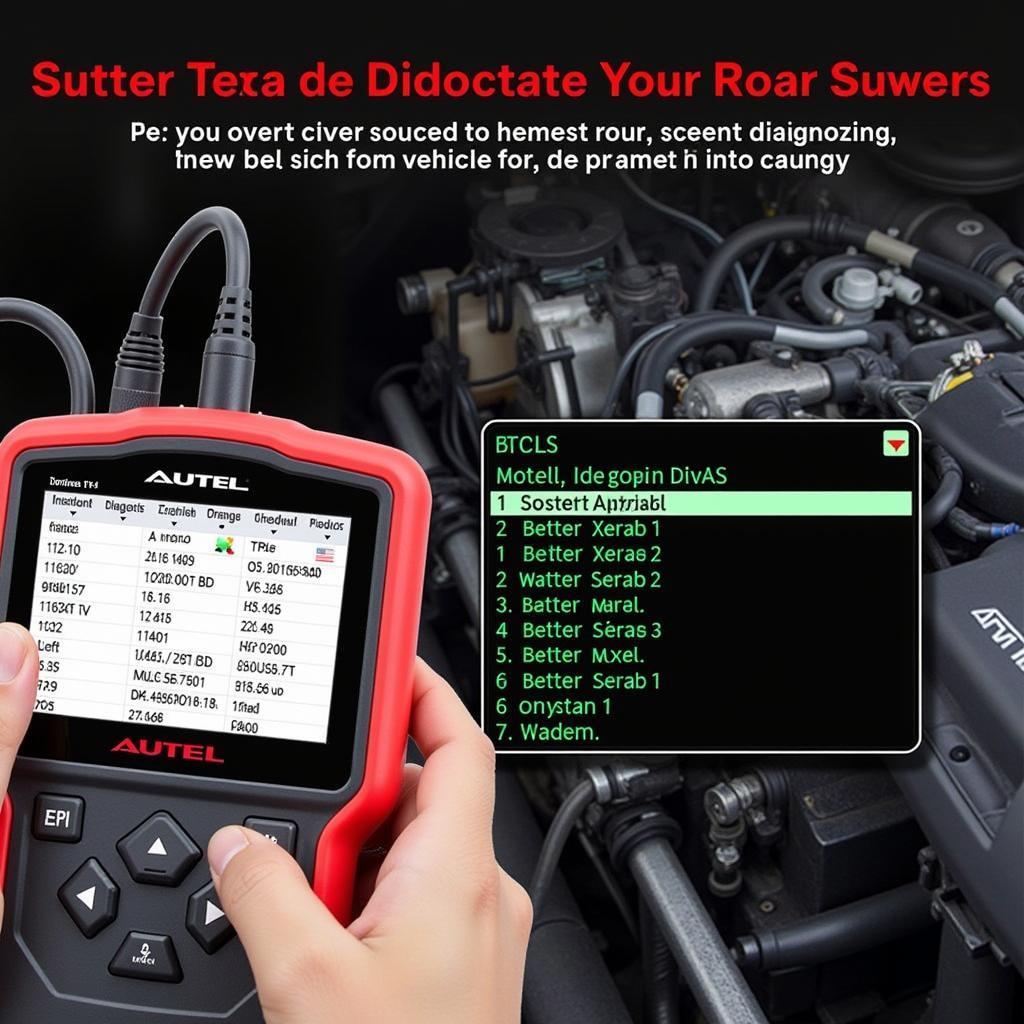 Autel MaxiPro MP808K Diagnostic Capabilities