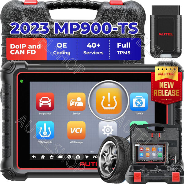 Autel MaxiPro MP900-TS Scanner 2023 Full TPMS Level-up of MS906TS w/DoIP CAN-FD