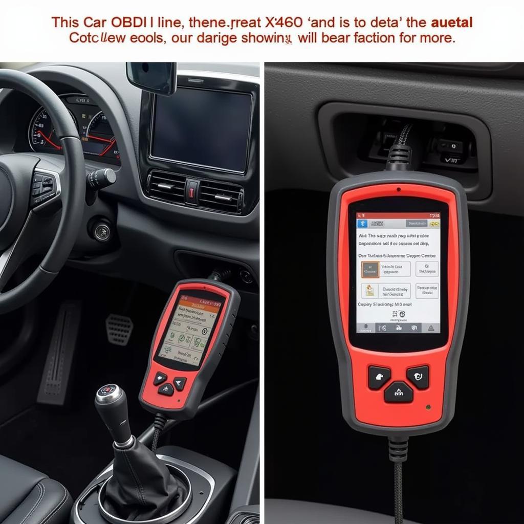 Autel MaxiScan MS509 Connected to a Vehicle's OBD-II Port