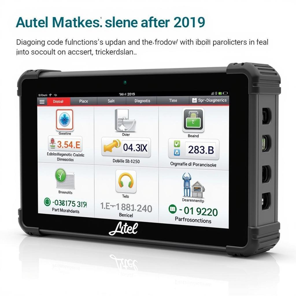 Autel MaxiSys 2019 Update Diagnostic Screen