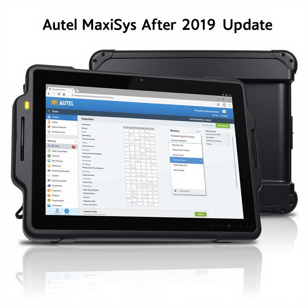 Autel MaxiSys 2019 Updated Interface