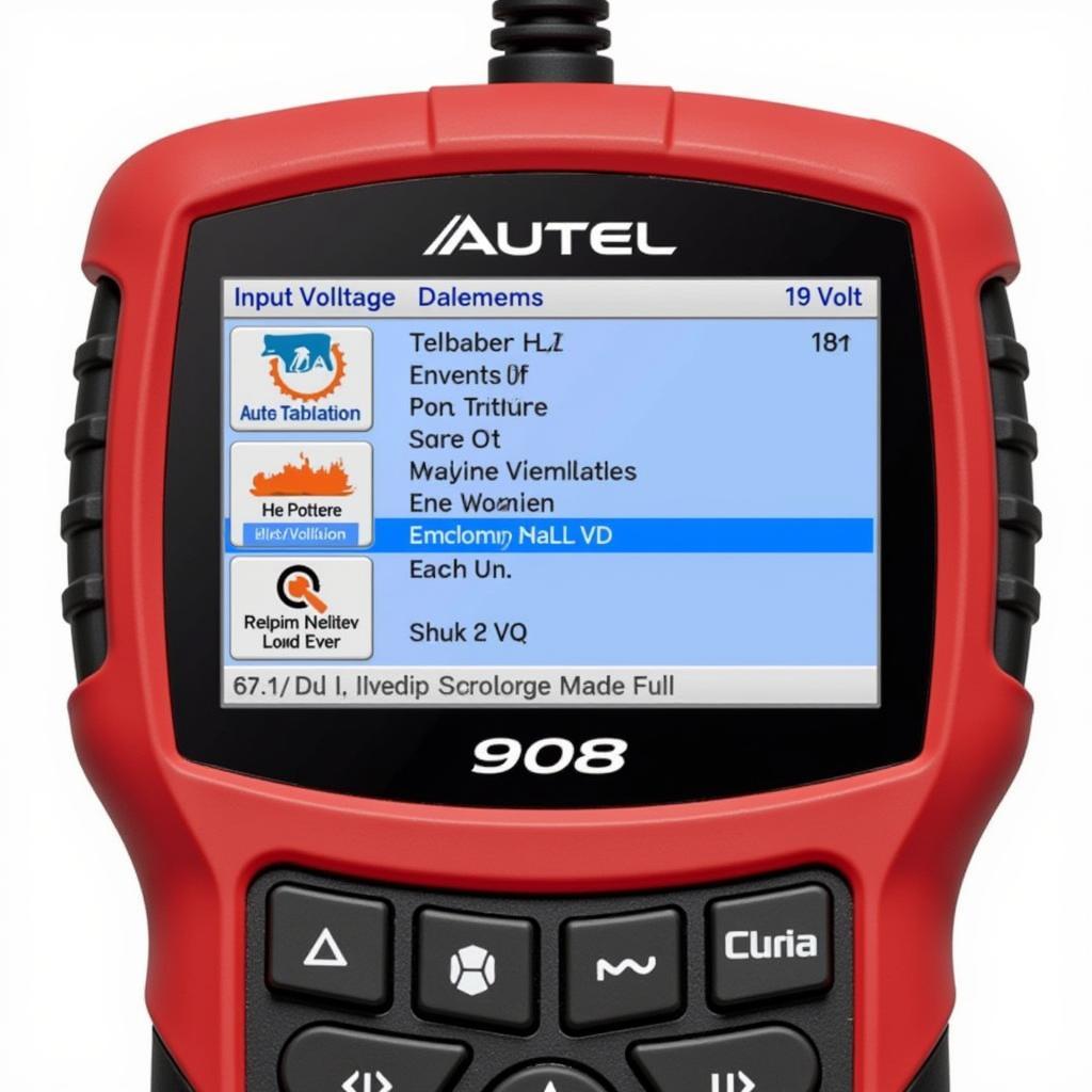 Autel MaxiSys 908 Displaying 19 Volts Reading