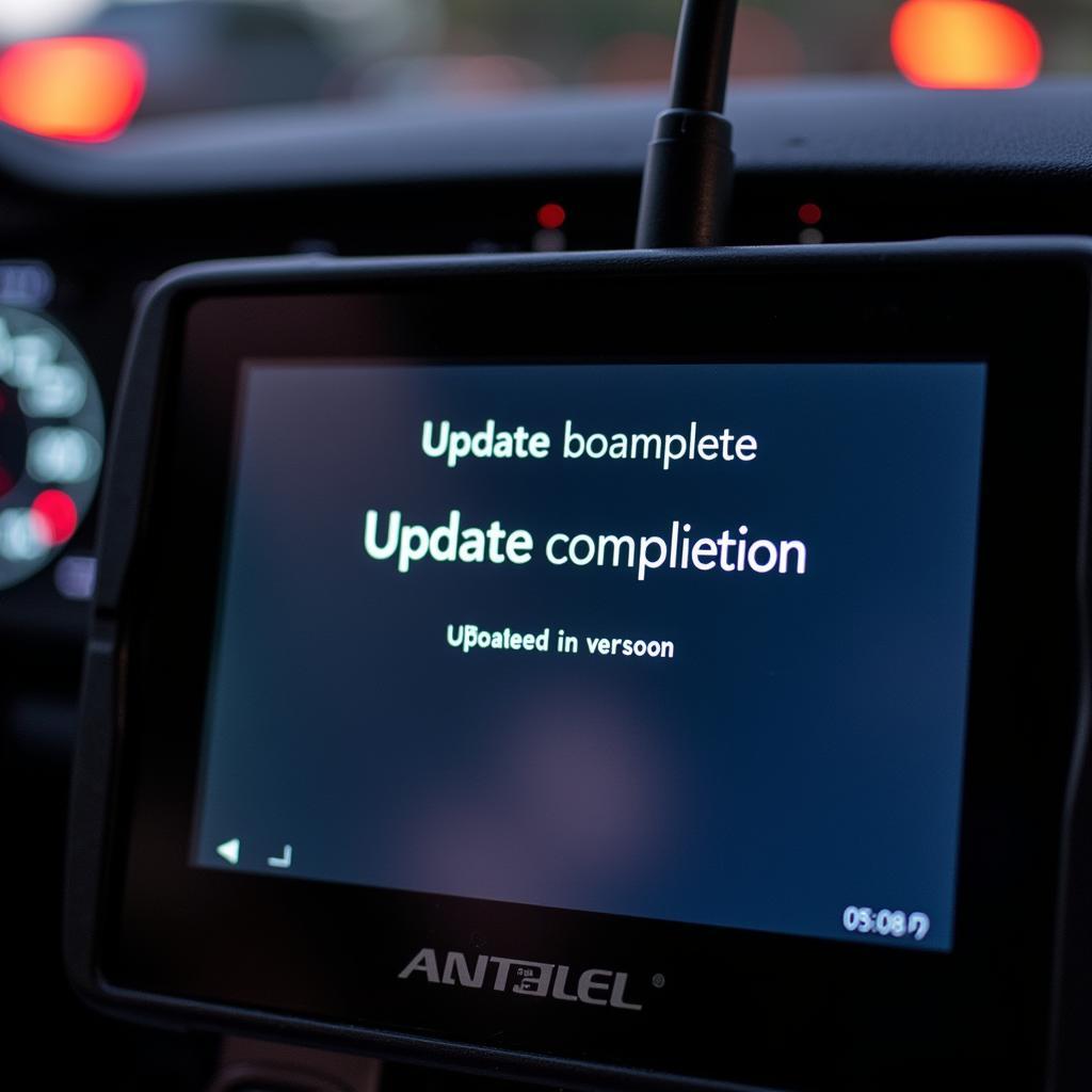 Autel MaxiSys 908 Update Complete Screen