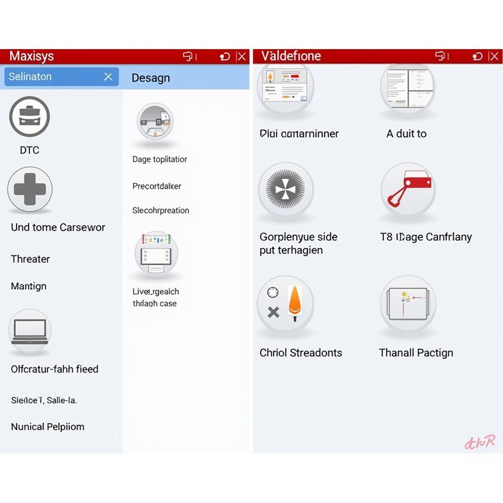 Autel Maxisys APK Interface