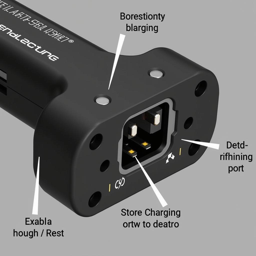 Autel MaxiSys Elite Charging Port