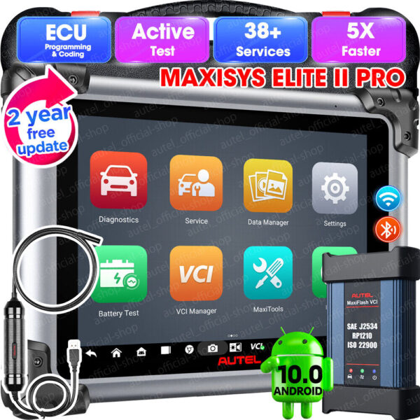 Autel MaxiSys Elite II Pro+MV108S 2024 Diagnostic J2534 Prgramming Scanner Tool