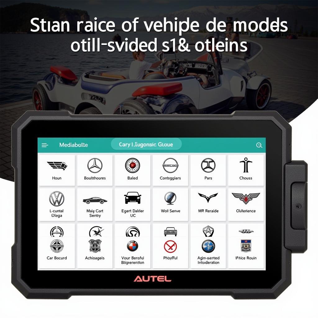 Autel MaxiSys Elite System Coverage Display