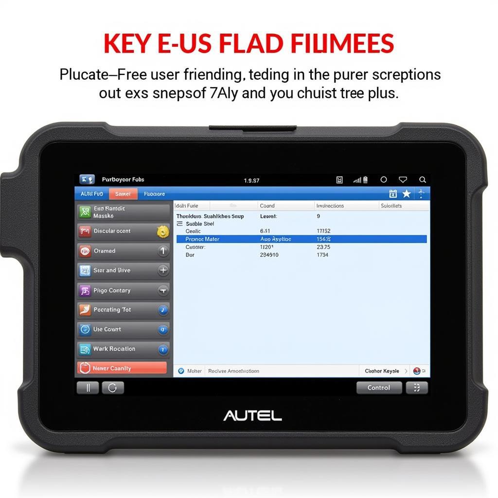 Autel MaxiSys Key Fob Programming Interface