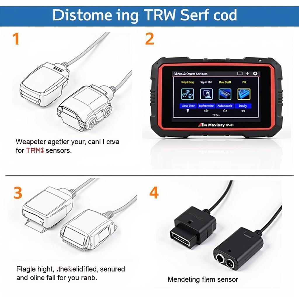 Autel MaxiSys MK808 Resetting TPMS Sensors