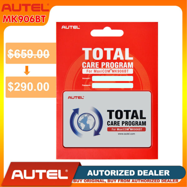 Autel MaxiSys MK906BT [ One Year ] Update Service TCP Card Program 12-MONTH