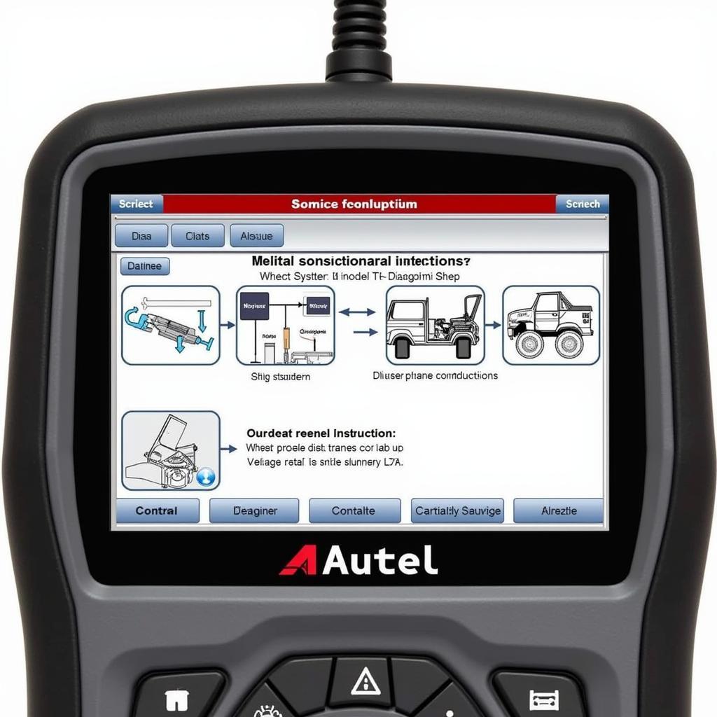 Autel MaxiSys MS808 DAT Function Screen