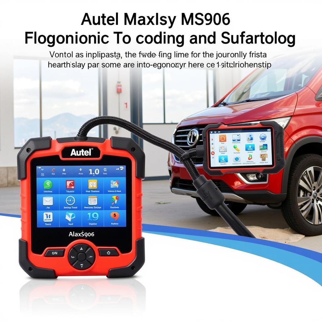 Autel MaxiSys MS906: Advanced Diagnostic and Programming Tool