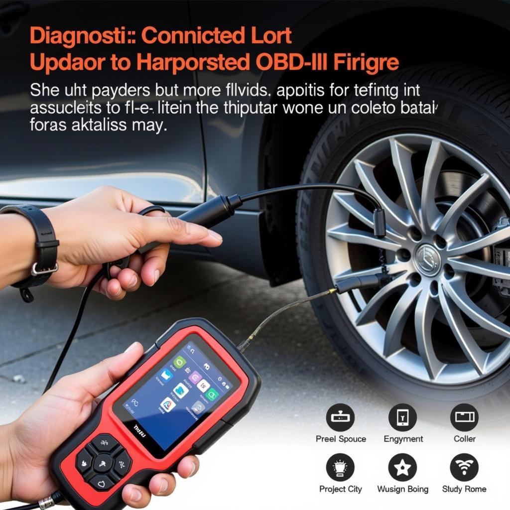 Autel MaxiSys MS906 Performing Diagnostics on a Vehicle