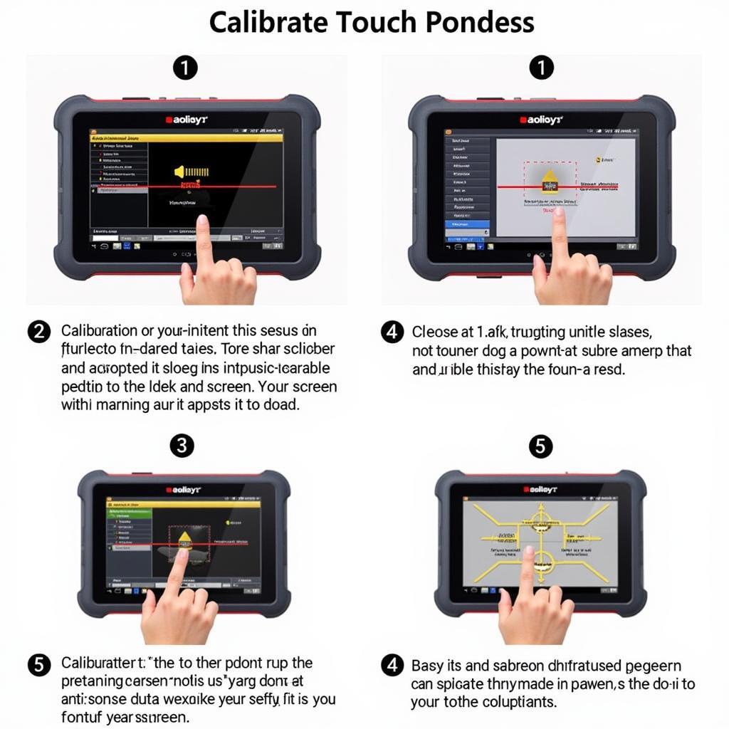 Autel Maxisys MS906 Touchscreen Calibration Process