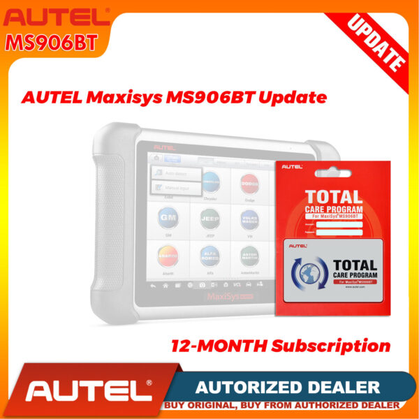 AUTEL Maxisys MS906BT 12-Month UPDATE ONE YEAR SUBSCRIPTION No shipping needed