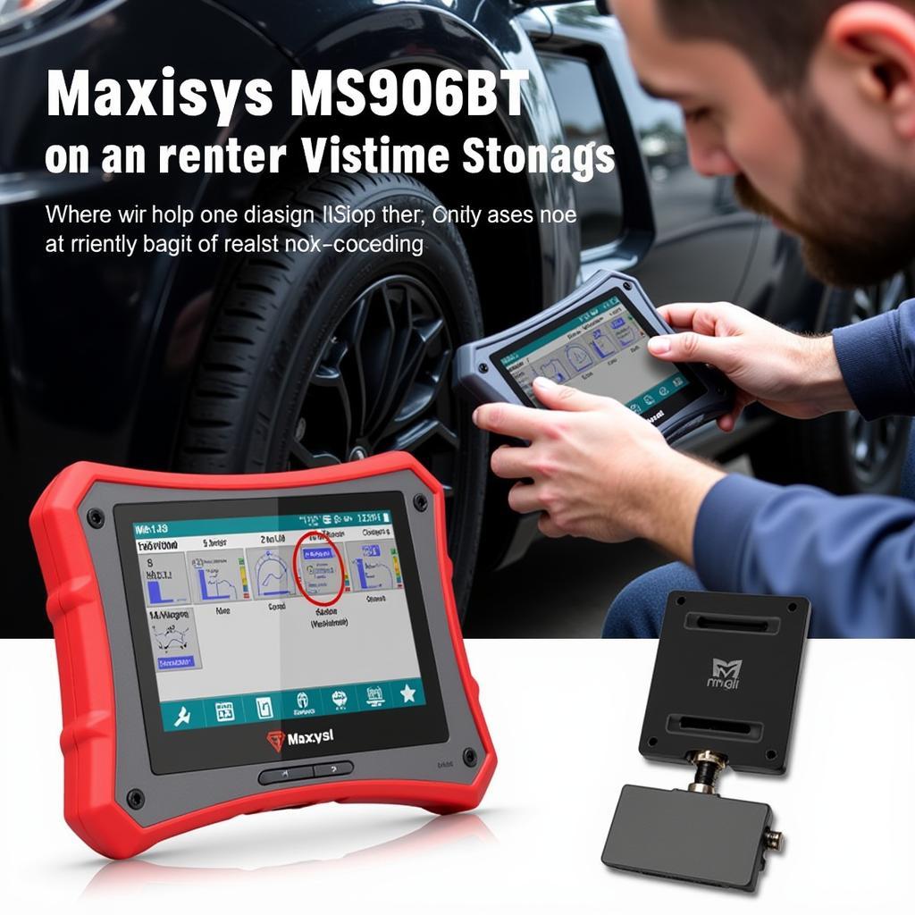 Autel MaxiSys MS906BT Performing Diagnostics