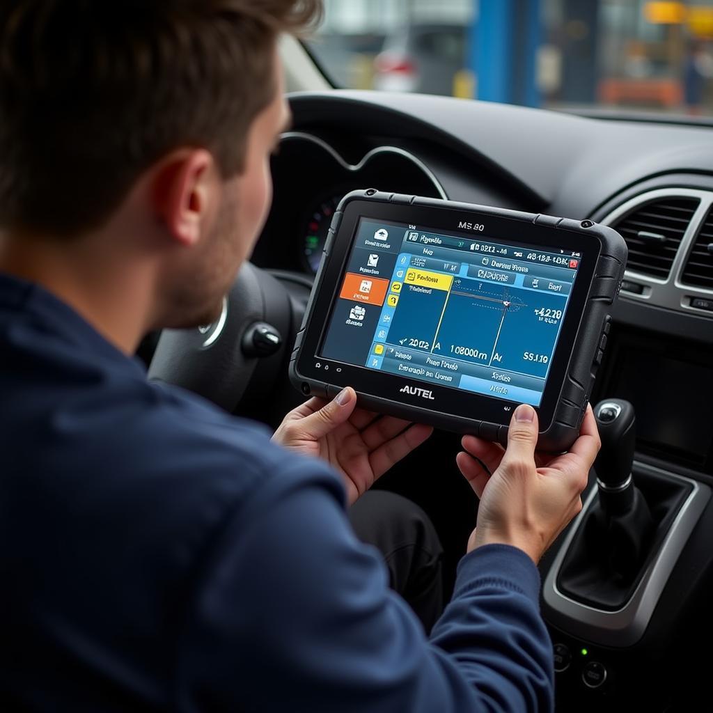 Autel MaxiSys MS908 Elite Troubleshooting a Vehicle