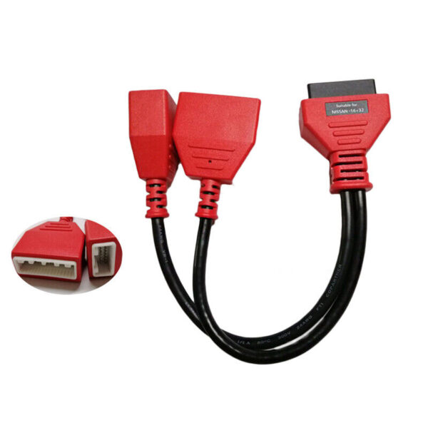 Autel Maxisys MS908 MS908P for Nissan (B18) -16+32 Pin Male To OBD2 Cable