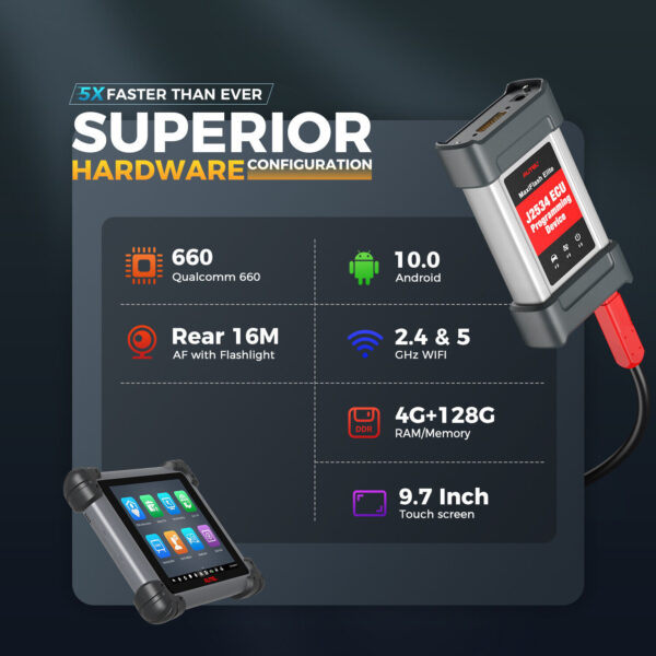 Autel MaxiSys MS908S PRO II Diagnostic Tool OBD2 Android 10 Scanner - Image 5