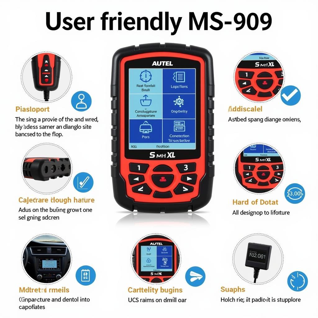 Autel MaxiSys MS909 User Interface