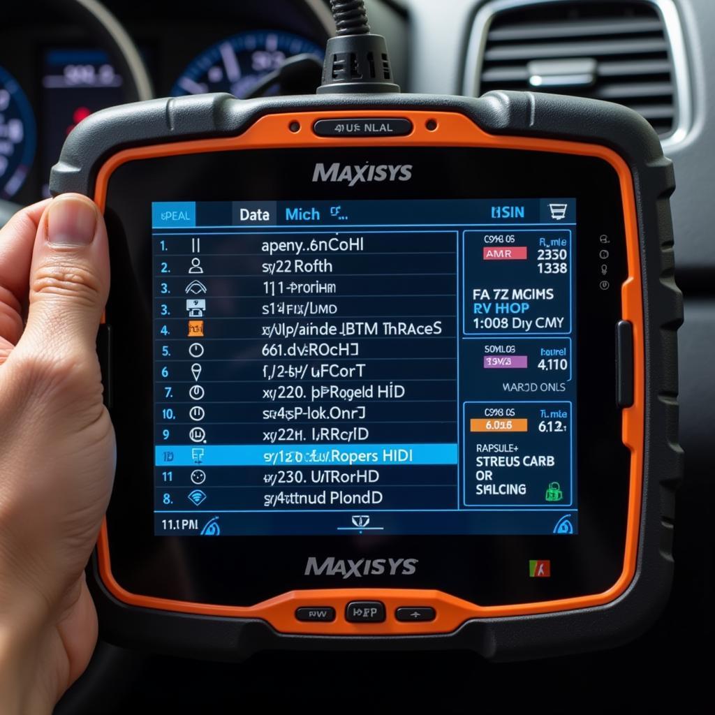 Autel Maxisys Performing VW Diagnostics