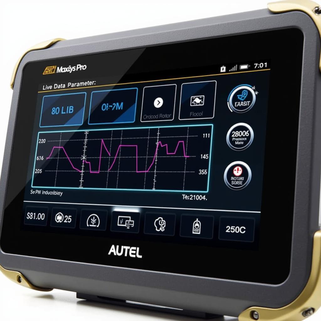 Autel Maxisys Pro User Interface