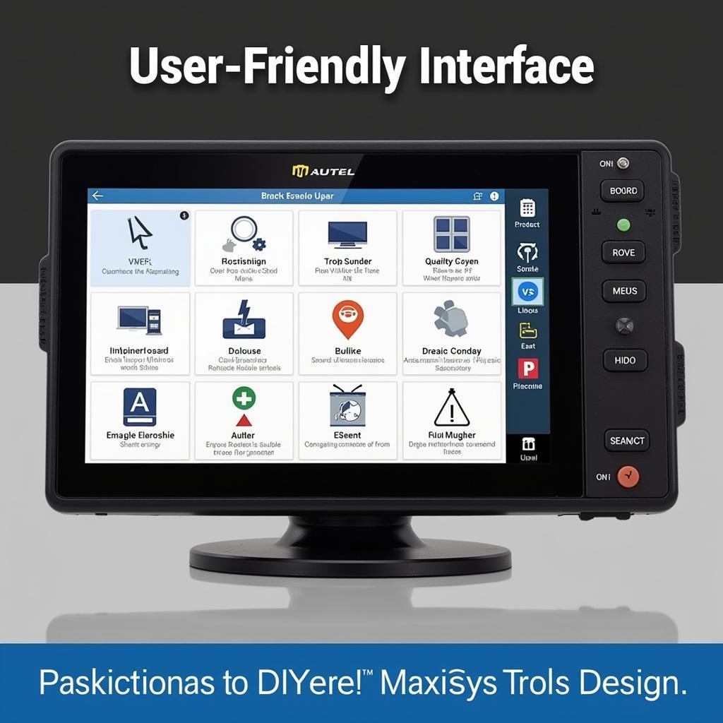 Autel MaxiSys Pro MS906BT User Interface