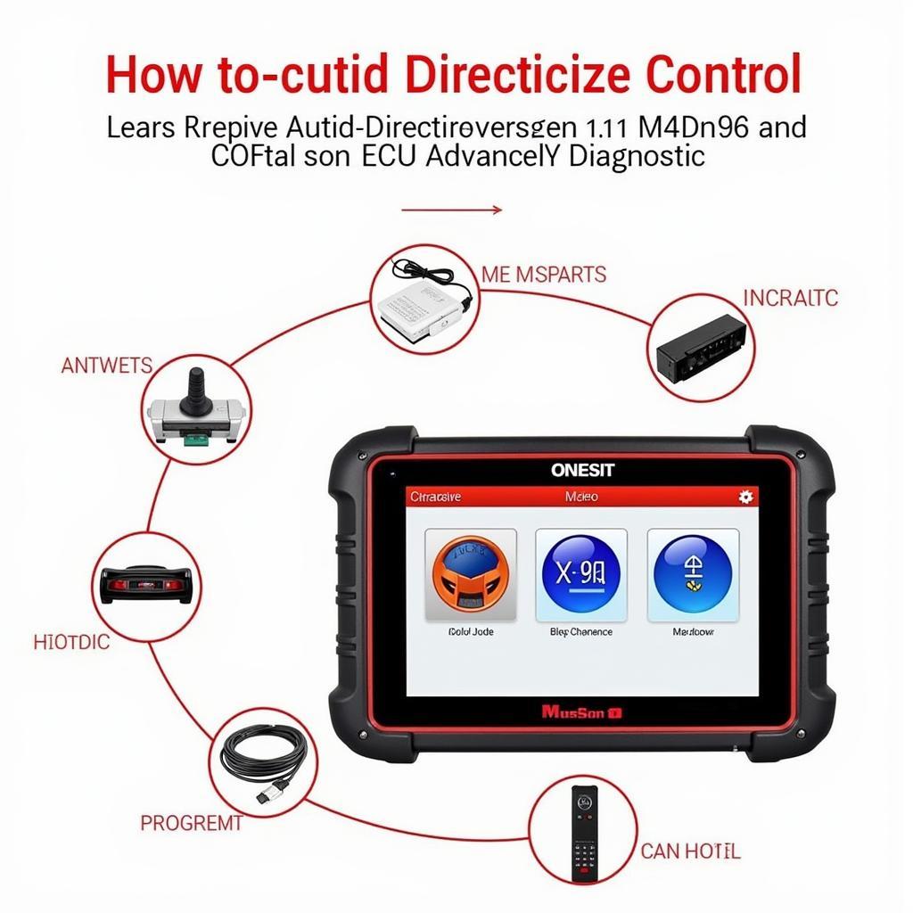 Autel Maxisys Pro MS908P Advanced Diagnostic Functions