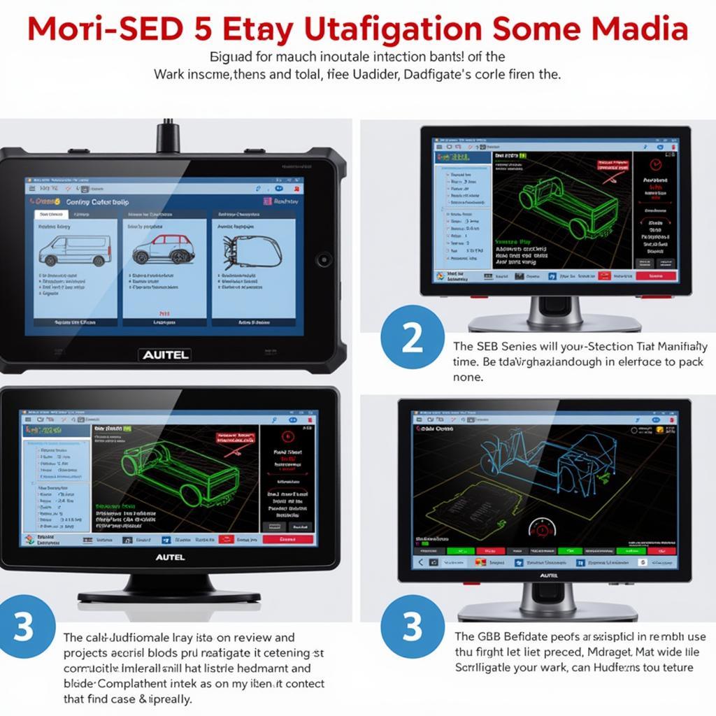 Autel Maxisys Pro MS908P User Interface