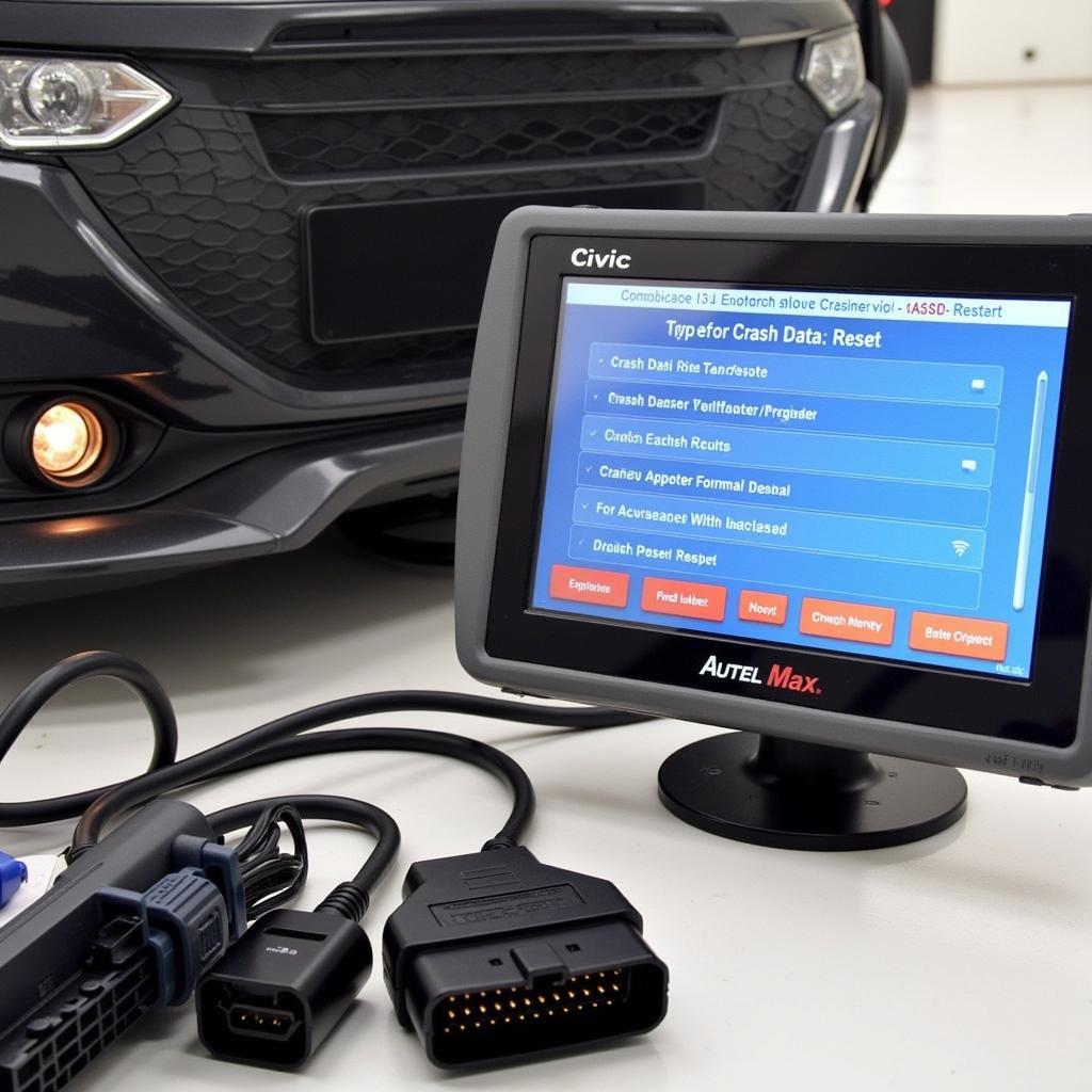 Autel Maxisys Resetting 2016 Honda Civic Crash System