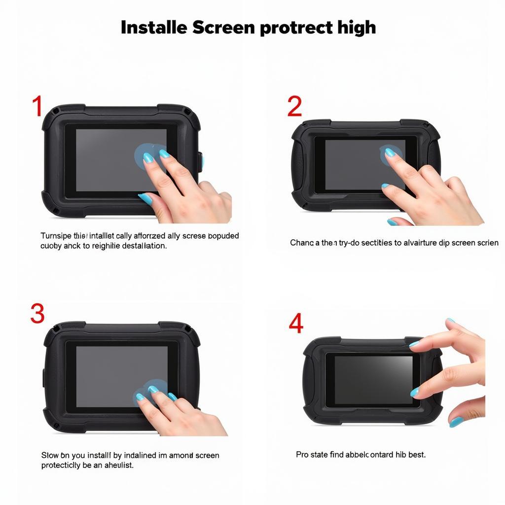 Autel Maxisys Screen Protector Installation