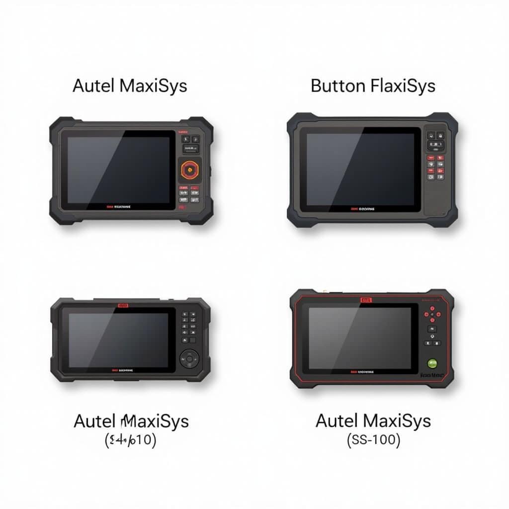 Autel MaxiSys Series Comparison