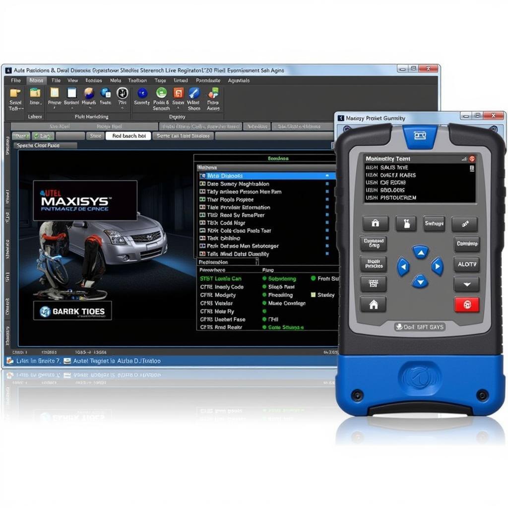 Autel Maxisys Software Interface