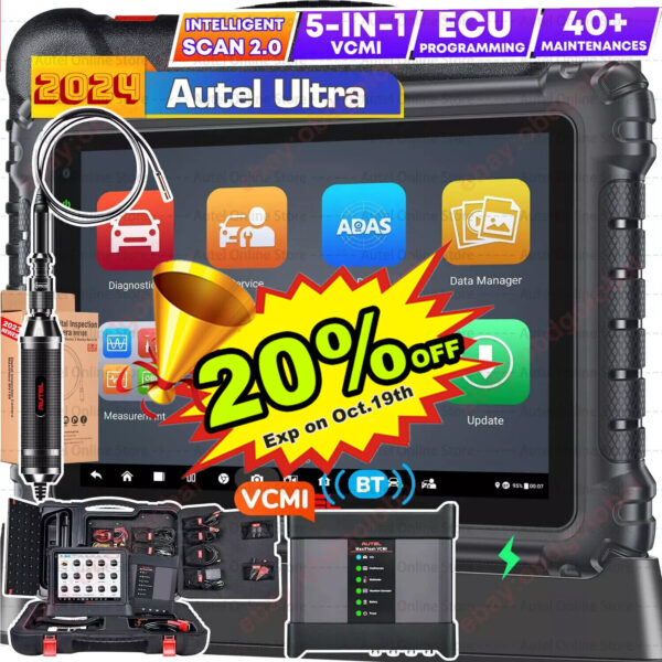 Autel MaxiSys Ultra Automotive Diagnostic Tool 5-in-1 VCMI programming C0oding