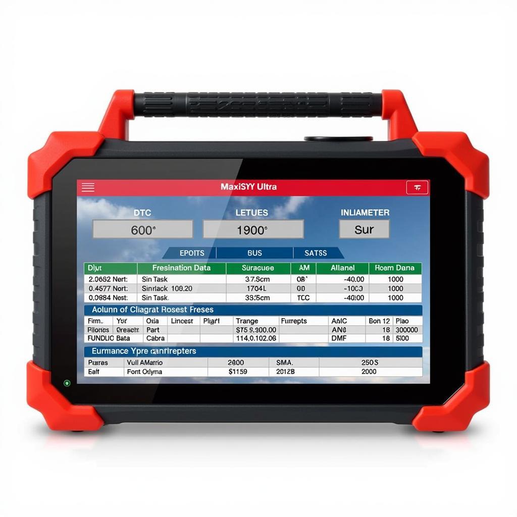 Autel MaxiSYS Ultra Displaying Diagnostic Results