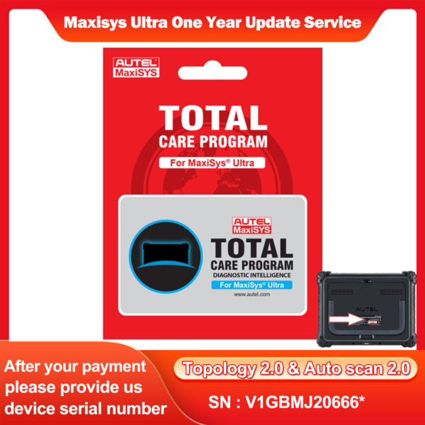 Autel Maxisys Ultra One Year Update Service (Total Care Program Autel)