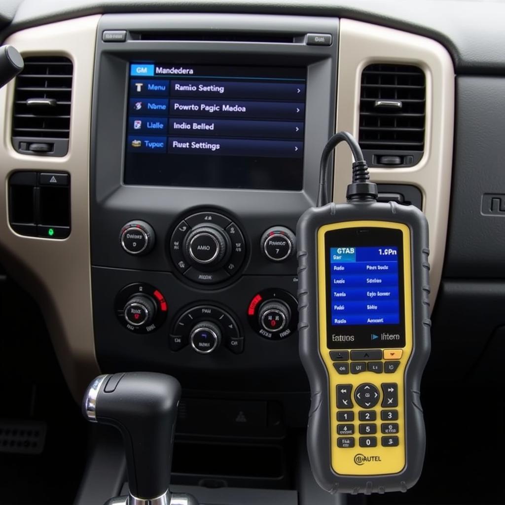 Autel MaxiSys unlocking a 2011 GM nav radio