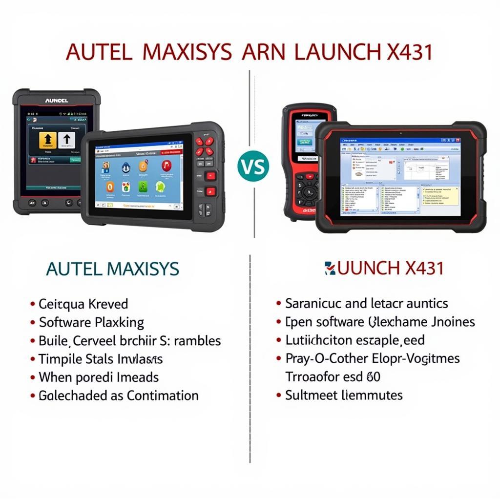 Autel Maxisys vs. Launch X431 Comparison