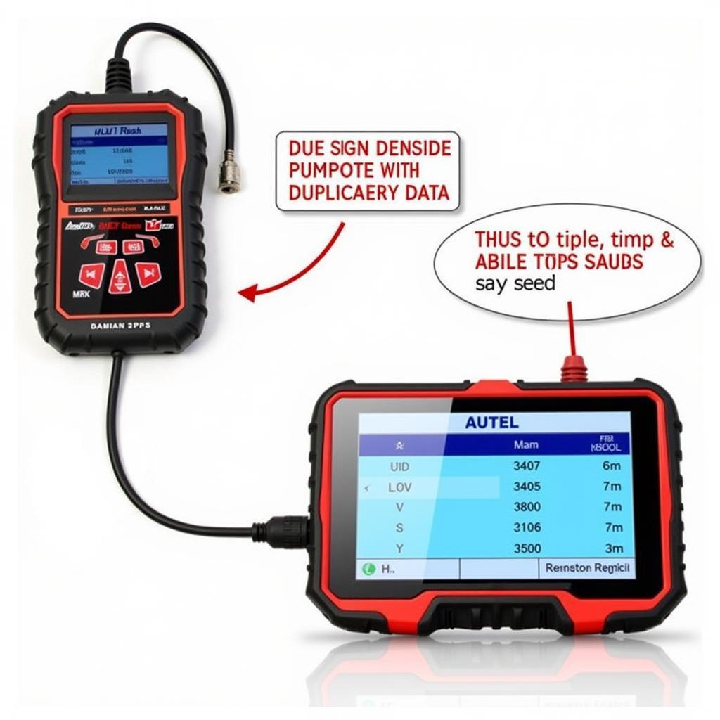 Autel MaxiTPMS Tool Duplicating a Sensor