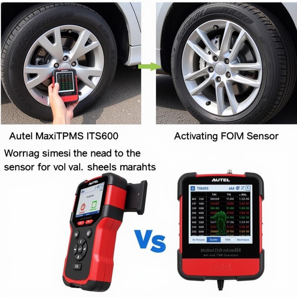 Autel MaxiTPMS ITS600 Activating TPMS Sensor