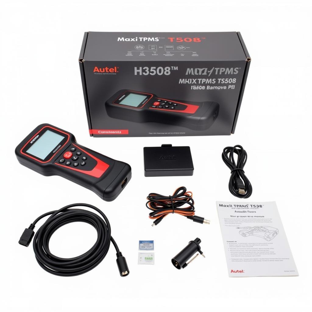 Autel MaxiTPMS TS508 Unboxing and Accessories