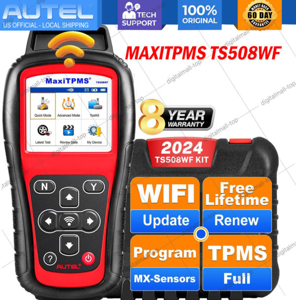 Autel MaxiTPMS TS508WF TPMS programming Tool 2024 Enhanced TS508 Wi-Fi Version