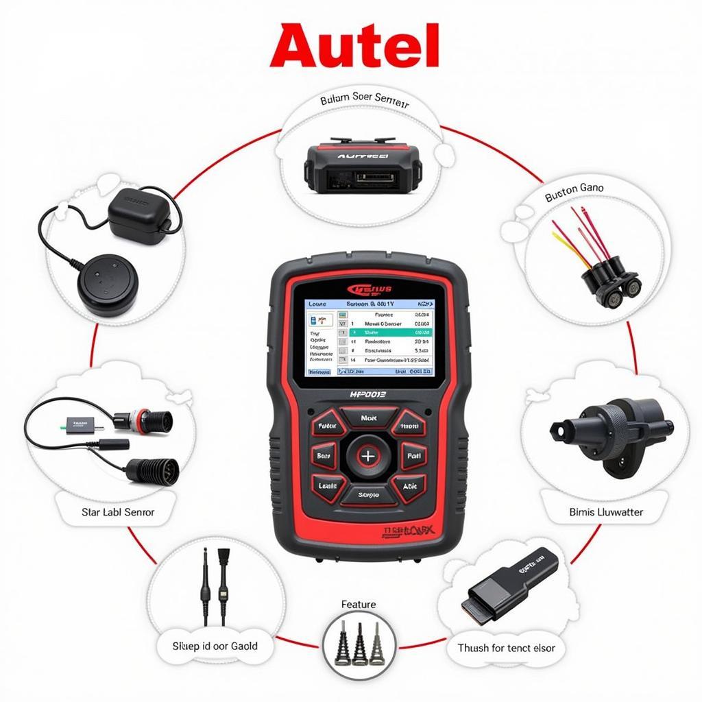 Autel MaxiTPMS TS608 TPMS Tool Key Features