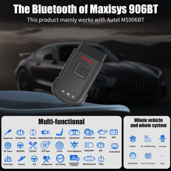 Autel MaxiVCI Mini /V200 /MaxiSYS-VCI100 Bluetooth Wireless Diagnostic Interface - Image 5