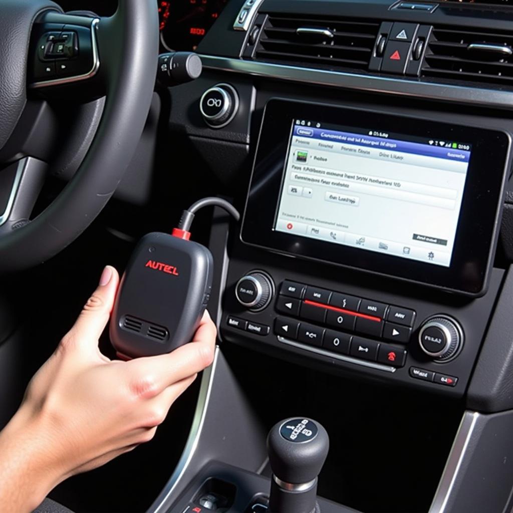 Autel MaxiVCI V200 App Connecting to Vehicle