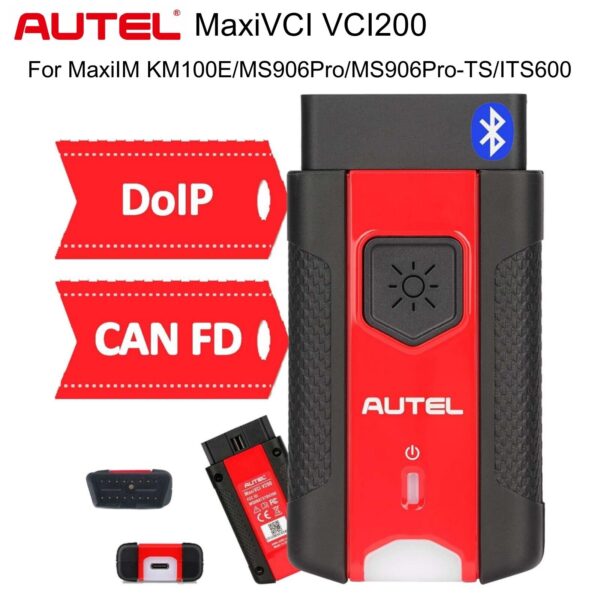 Autel MaxiVCI V200 Bluetooth VCI Diagnostic Interface For KM100 MS906 Pro ITS600