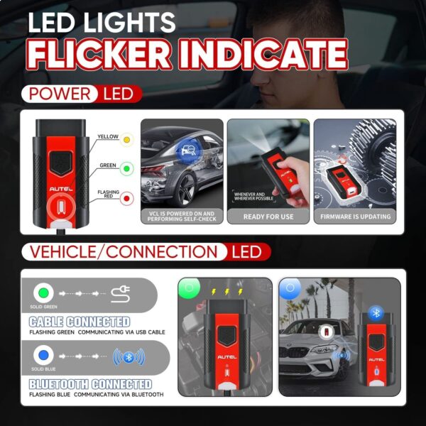 Autel MaxiVCI VCI 200 Bluetooth Vehicle Diagnostic Interface MS906 ITS600 BT609 - Image 5